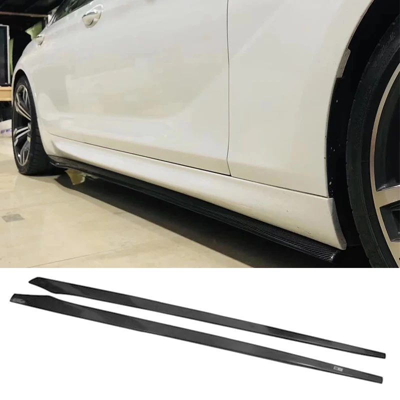 Falda lateral carbono V-Style BMW 6 Series M6 F06 F12 F13 2012-2017 - imagen 5