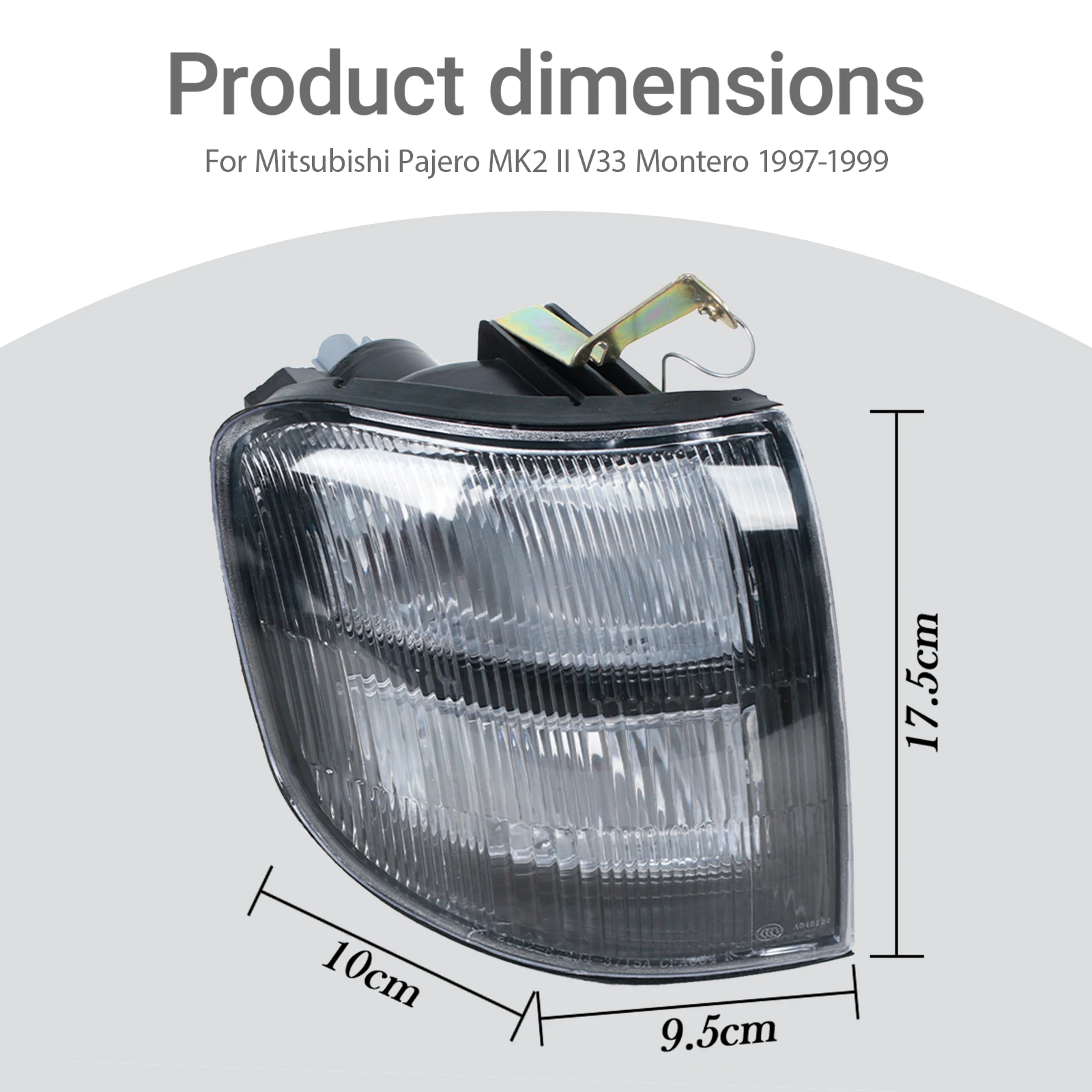 Intermitente lateral delantero Mitsubishi Pajero II V33 1997-1999 - imagen 3