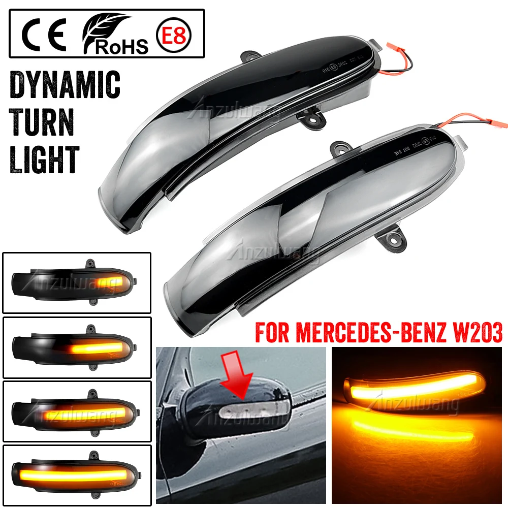 Intermitente LED espejo lateral Mercedes Benz Clase C 2001-2007 - imagen 4