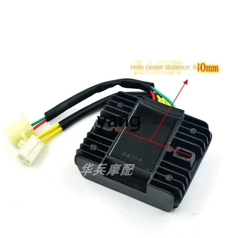 Regulador de voltaje CX CG18 con rectificador para moto - imagen 4