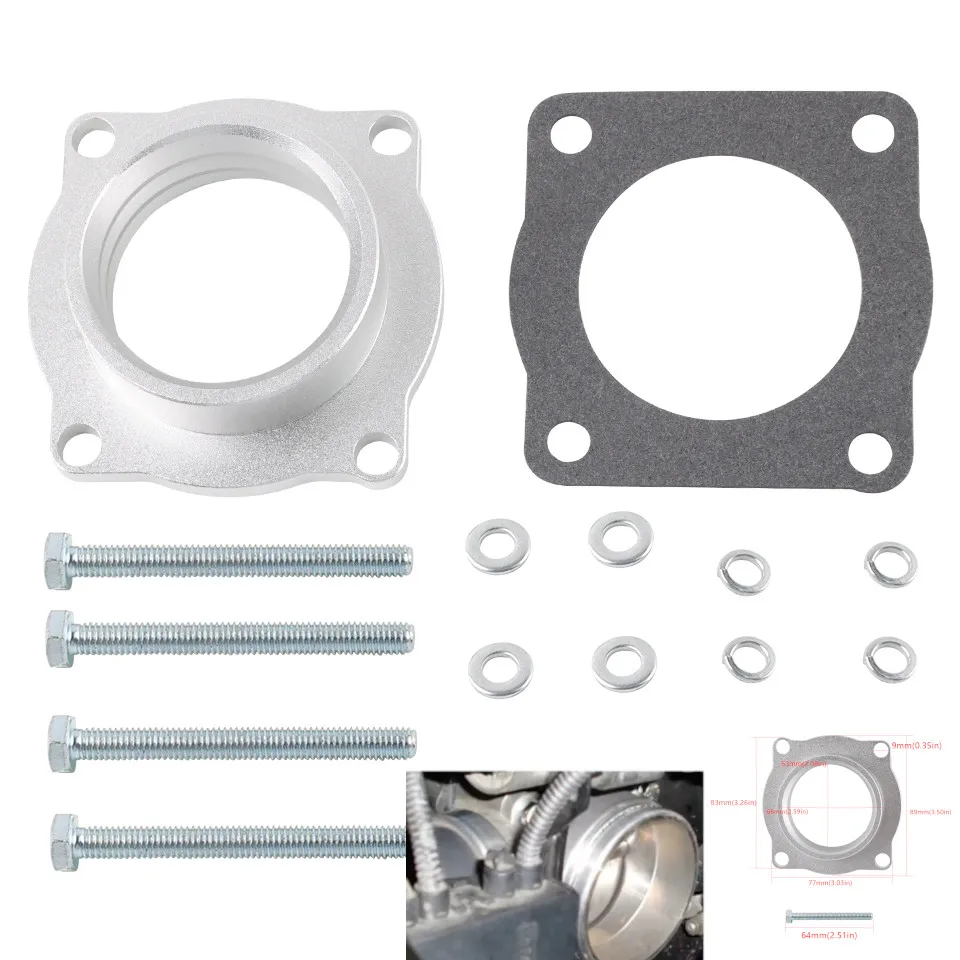 Espaciador cuerpo acelerador BMW 325i E46 2.5L (2001-2006)