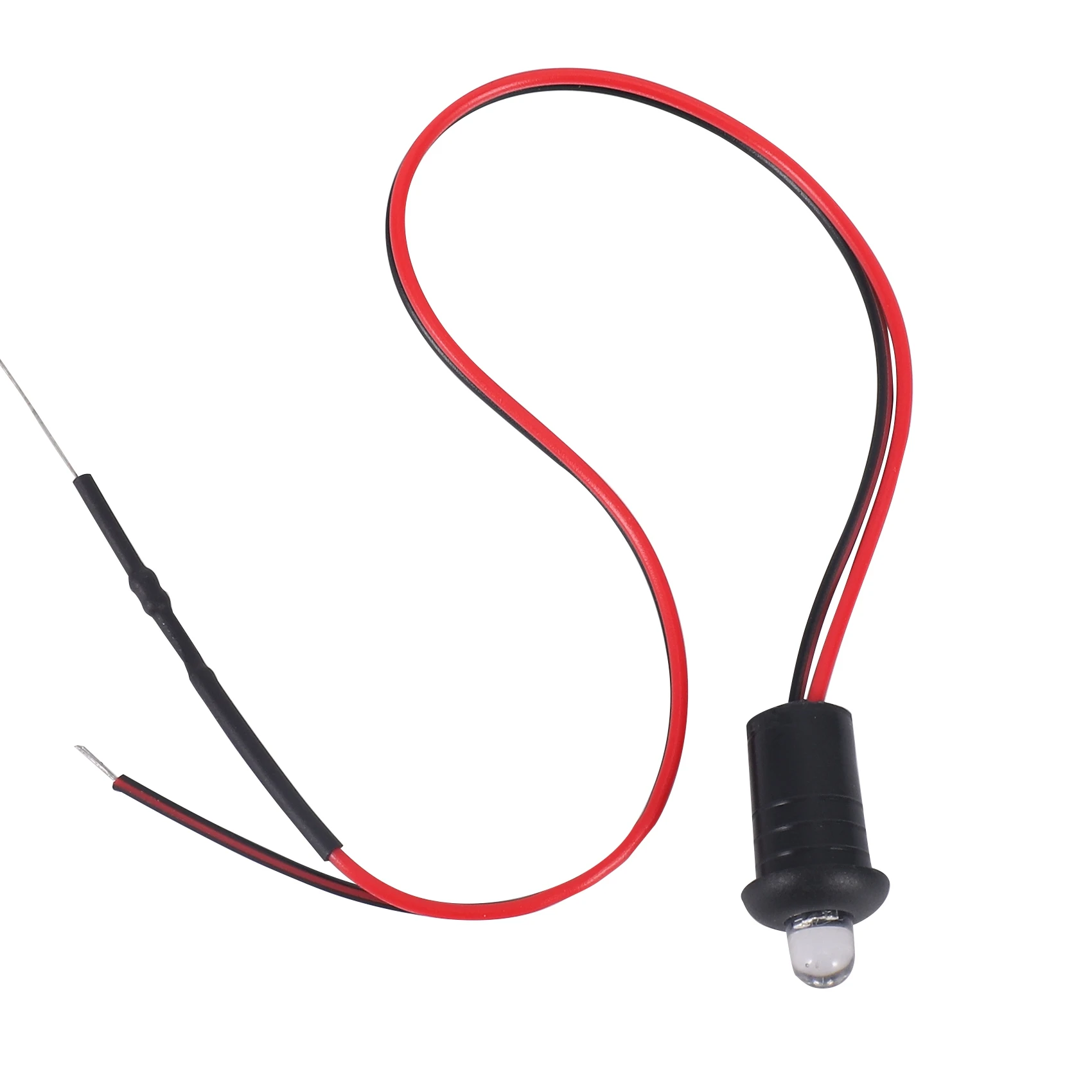 Luz LED intermitente 12V para salpicadero con alarma falsa roja