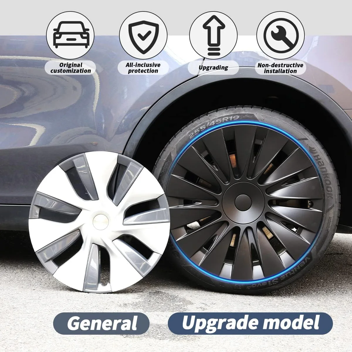 Tapacubos de 19 pulgadas para Tesla Model Y - imagen 5