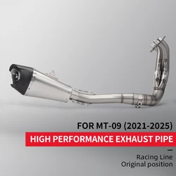Sistema de escape completo para Yamaha MT-09 / FZ-09 (2021-2025)