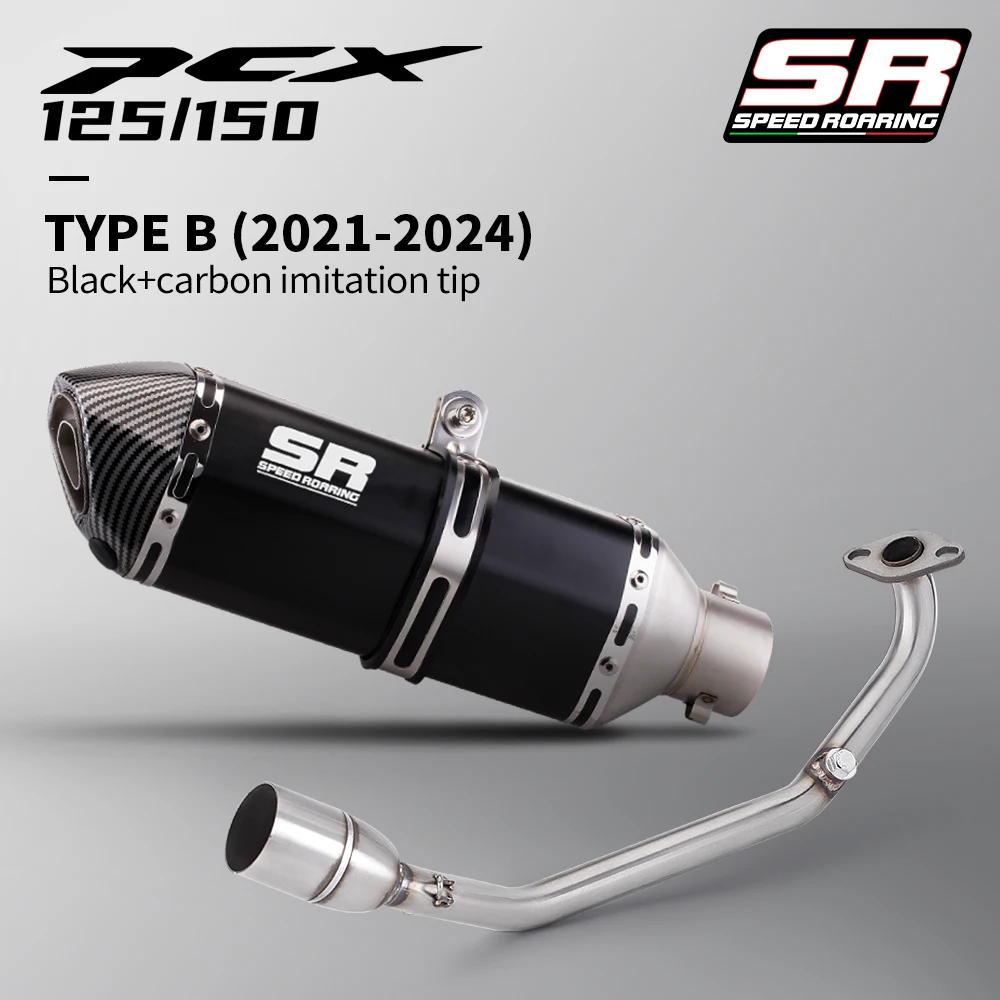 Silenciador modificado de 51 mm para PCX