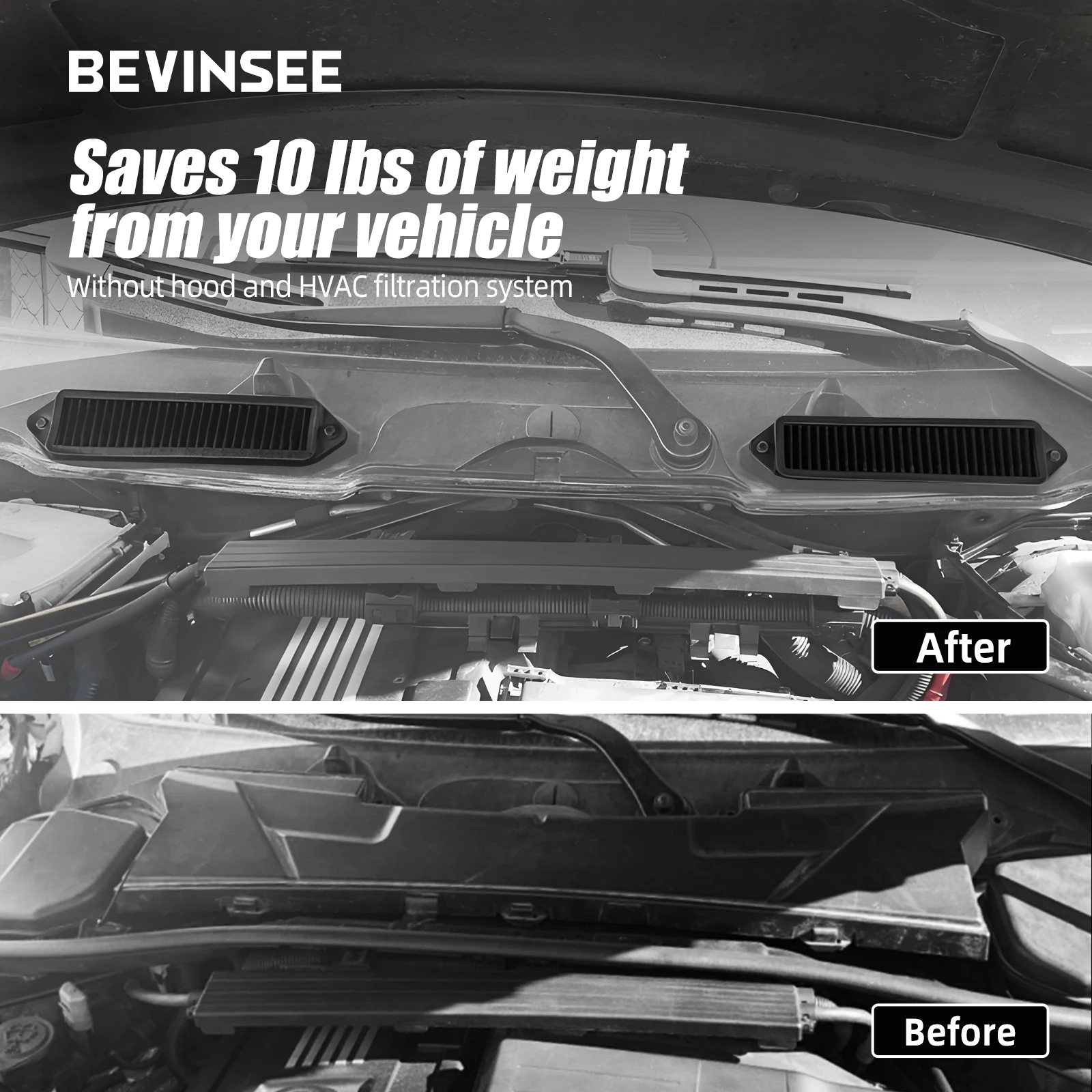 BEVINSEE Filtro de habitáculo para BMW Serie 1, Serie 3 y X1 - imagen 4