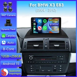 Autoradio Android Carplay WiFi DSP para BMW X3 E83 (2004-2012)