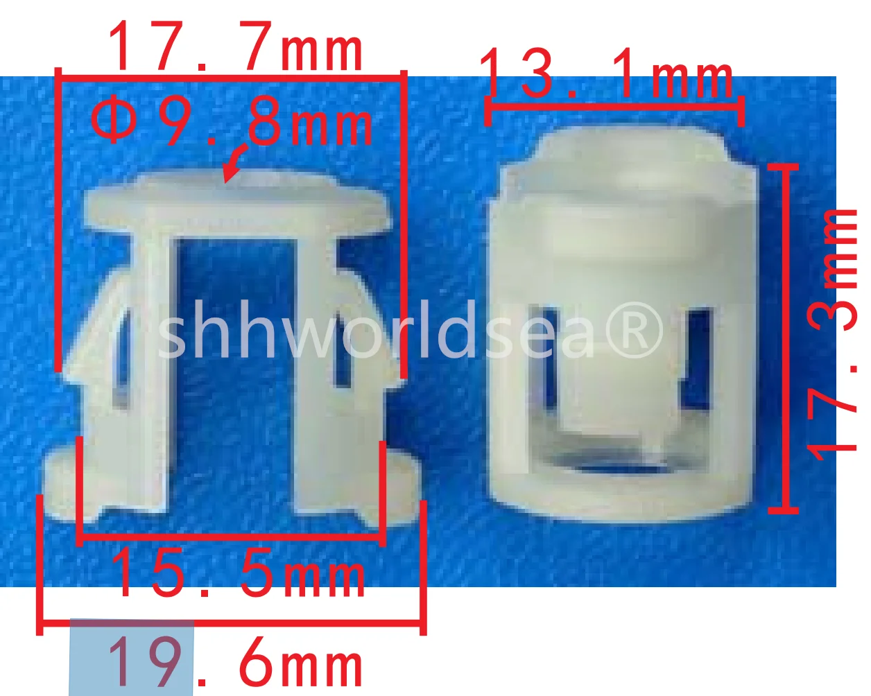 shhworldsea 15638098 – Clip de sujeción para tubo de combustible