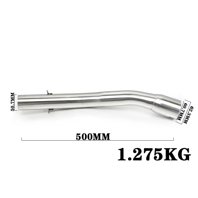 Silenciador de escape tubo enlace Yamaha YZF R1 1998-2003 modificado - imagen 3