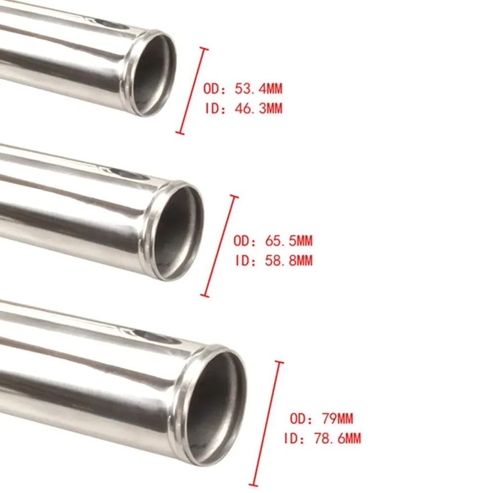 Kit intercooler aluminio turbo universal mangueras silicona abrazaderas - imagen 3