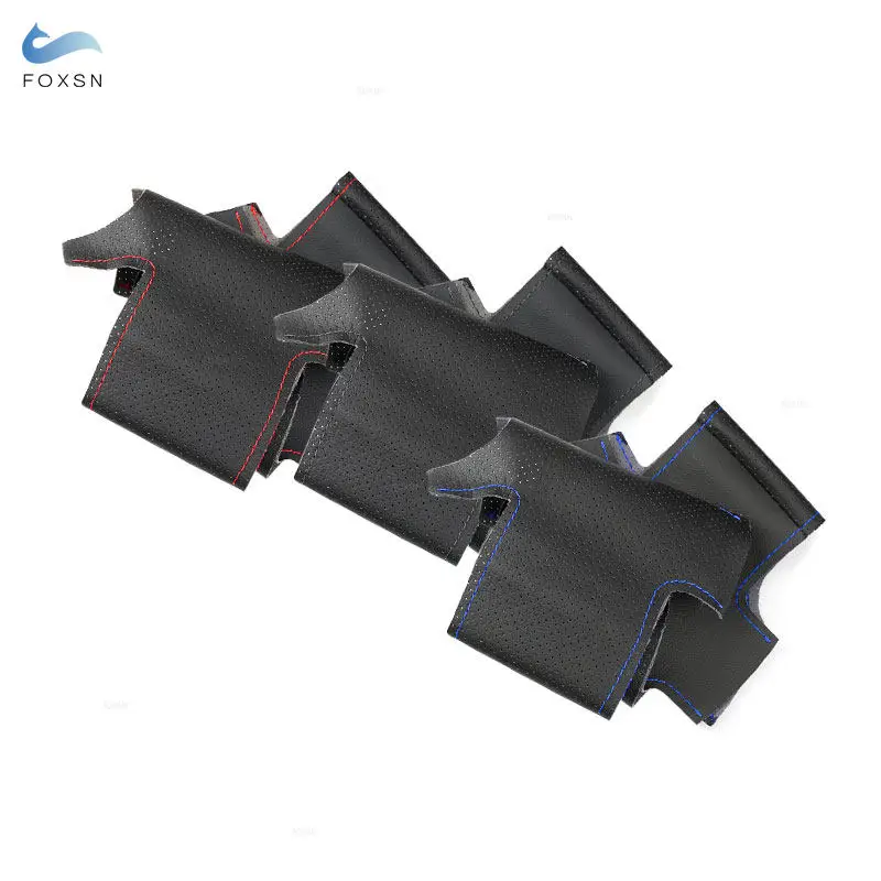 Funda de volante trenzada de cuero 3 radios para Honda Accord 2003-2005 - imagen 2