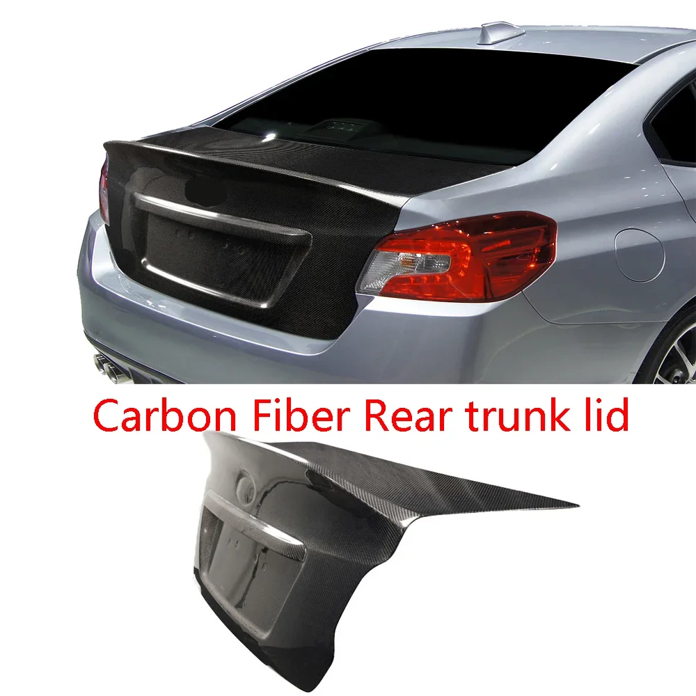 Tapa de maletero de fibra de carbono para Subaru WRX STI 2015-2021