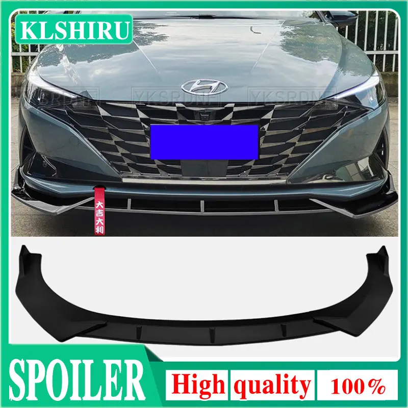 Kit labio parachoques delantero Hyundai Elantra 2021 fibra carbono