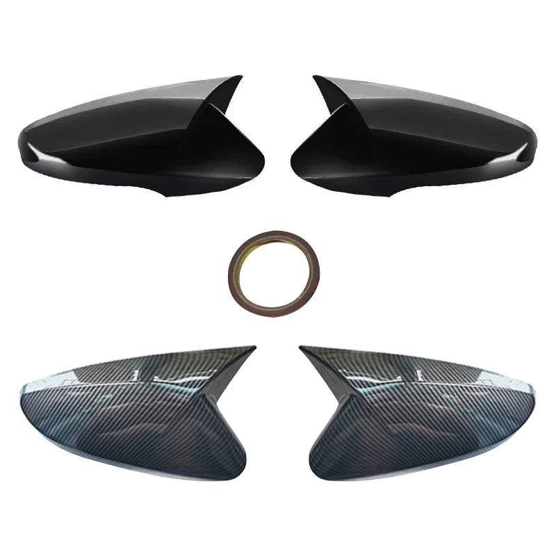 Kit carcasas espejo retrovisor Hyundai Elantra 2012-2018 acabado carbono - imagen 3
