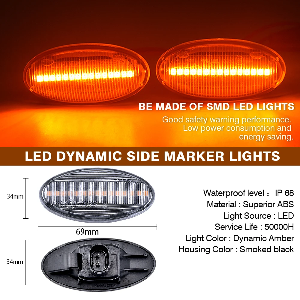 Indicador lateral LED secuencial para Mazda 3 BK 2003-2009 - imagen 5