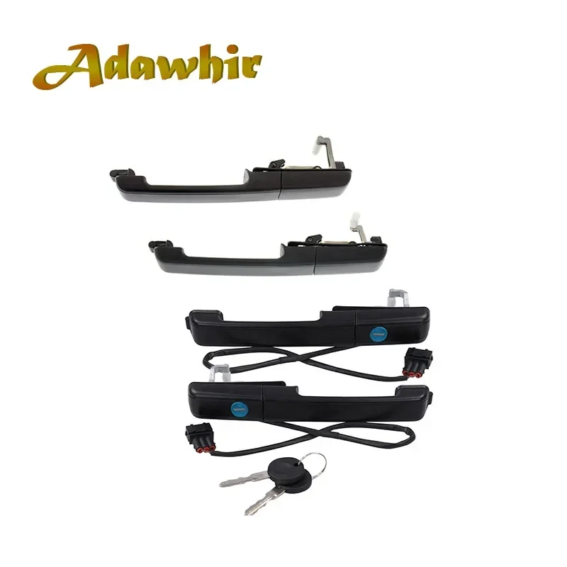 Juego manija puerta VW Passat B3 con cerradura de llave 357837205A