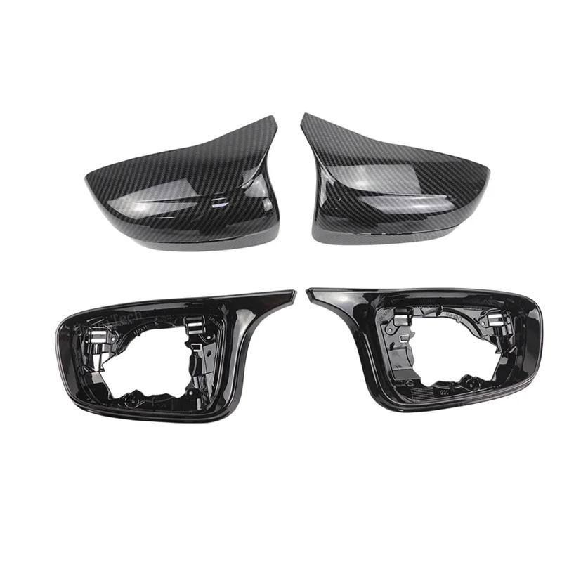 4 Uds. Cubierta de espejo retrovisor lateral Exterior de fibra de carbono embellecedor para BMW 3 4 5 7 8er G20 G21 G28 G11 G12 G14 G15 G16 G30 G31 G38 G22 - imagen 3