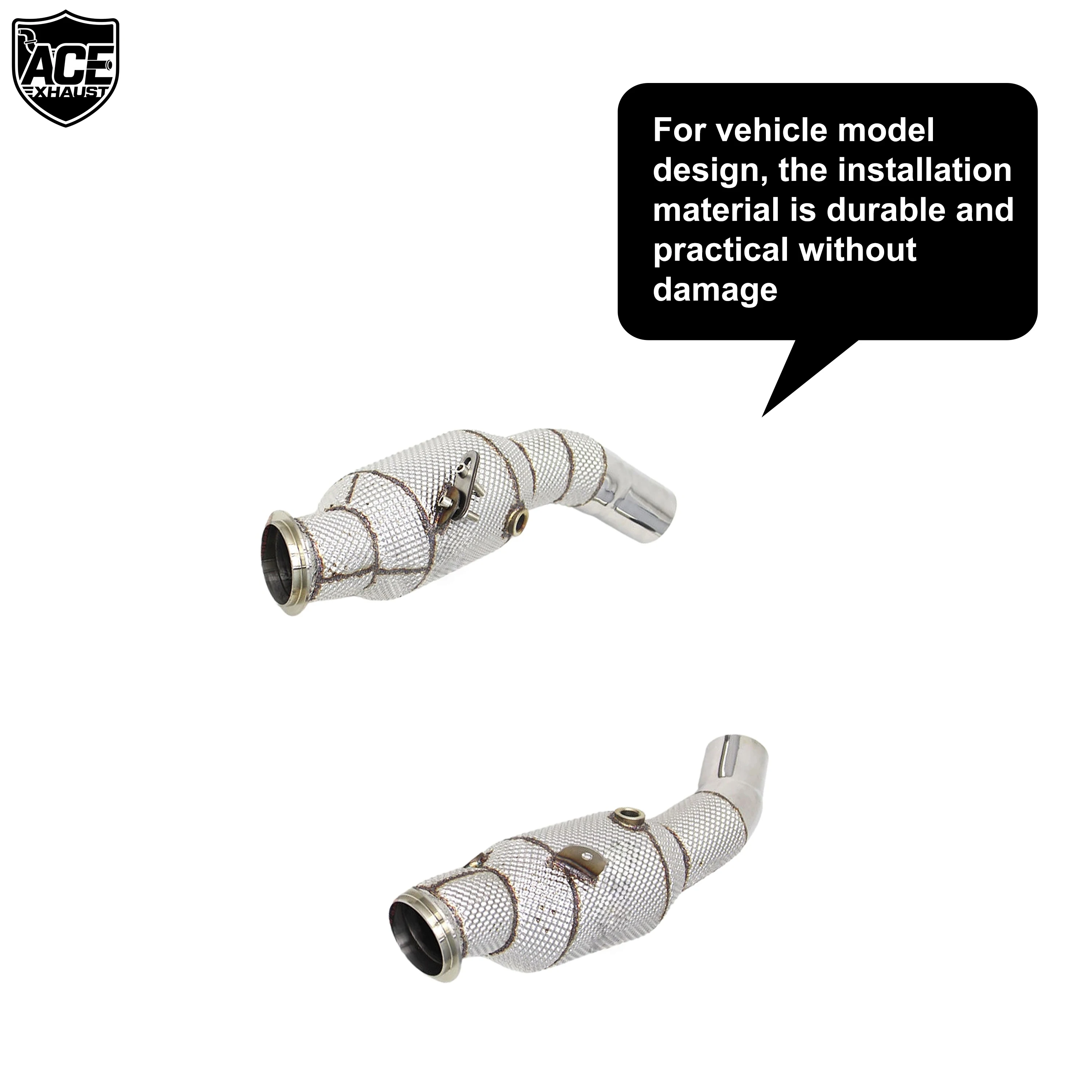Downpipe ACE acero inoxidable Alfa Romeo Giulia Quadrifoglio 2.9T - imagen 2