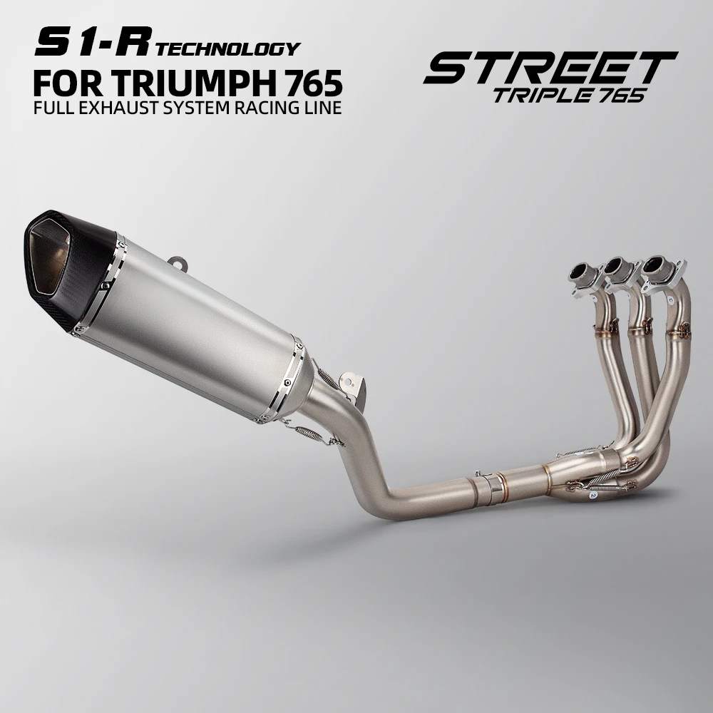 Silenciador escape DB Killer Triumph Street Triple 765R/S/RS 2017-25