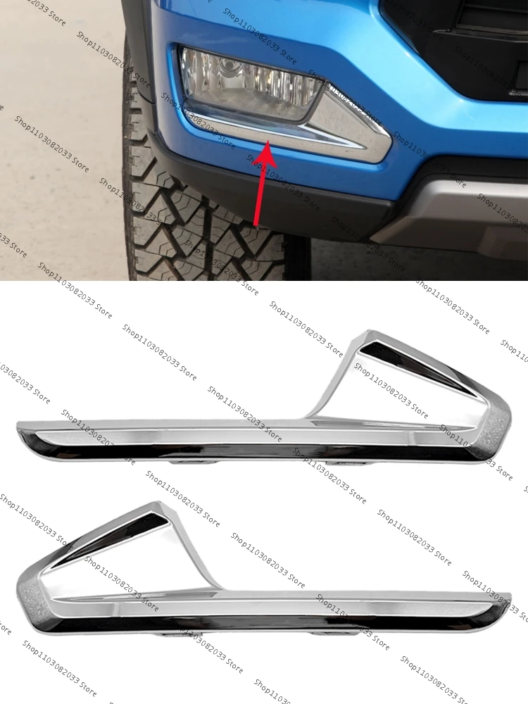 Tira decorativa cromada embellecedor antiniebla JAC T8 Pick Up
