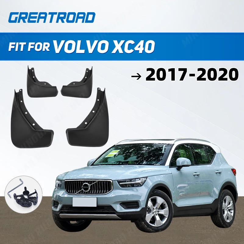 Guardabarros moldeados Volvo XC40 2017-2020 delantero y trasero