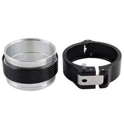 Abrazadera V-Band de aluminio 32516 para tubo de intercooler