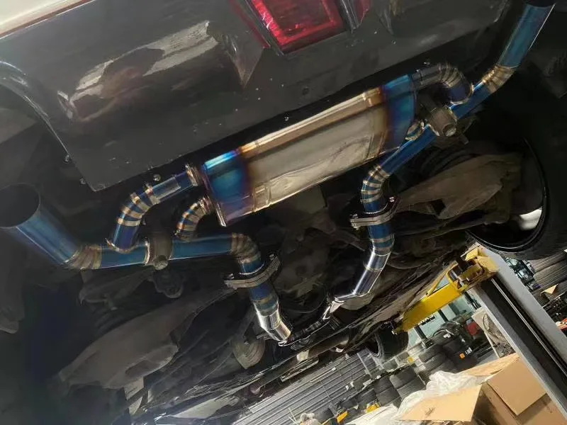 Nissan Catback titanio para 350Z y 370Z - sistema de escape alto flujo - imagen 4