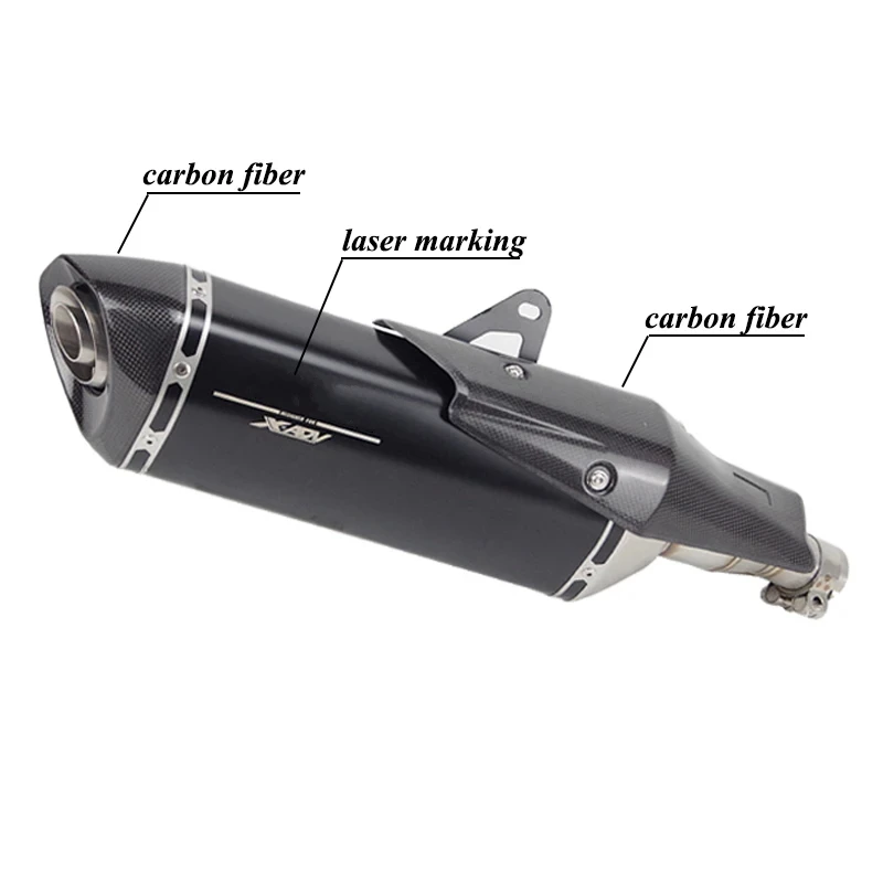 Silenciador de escape sin cordones compatible con Honda X-ADV 750 - imagen 2