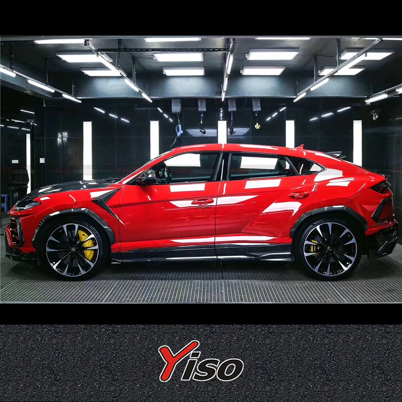Kit ensanche Urus fibra carbono cejas deflectores rueda TopCar - imagen 3