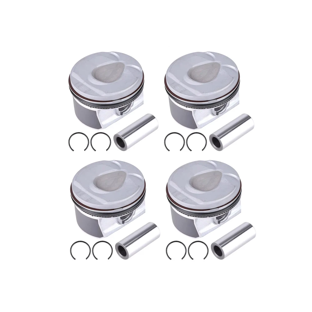 Piezas de motor, 4 Uds., pistones con juego de anillos aptos para 1,6 T para BMW Mini Cooper Clubman S JCW R55 R56 R57 N14B16A 1,6 T l4 GAS 11257566019 - imagen 2