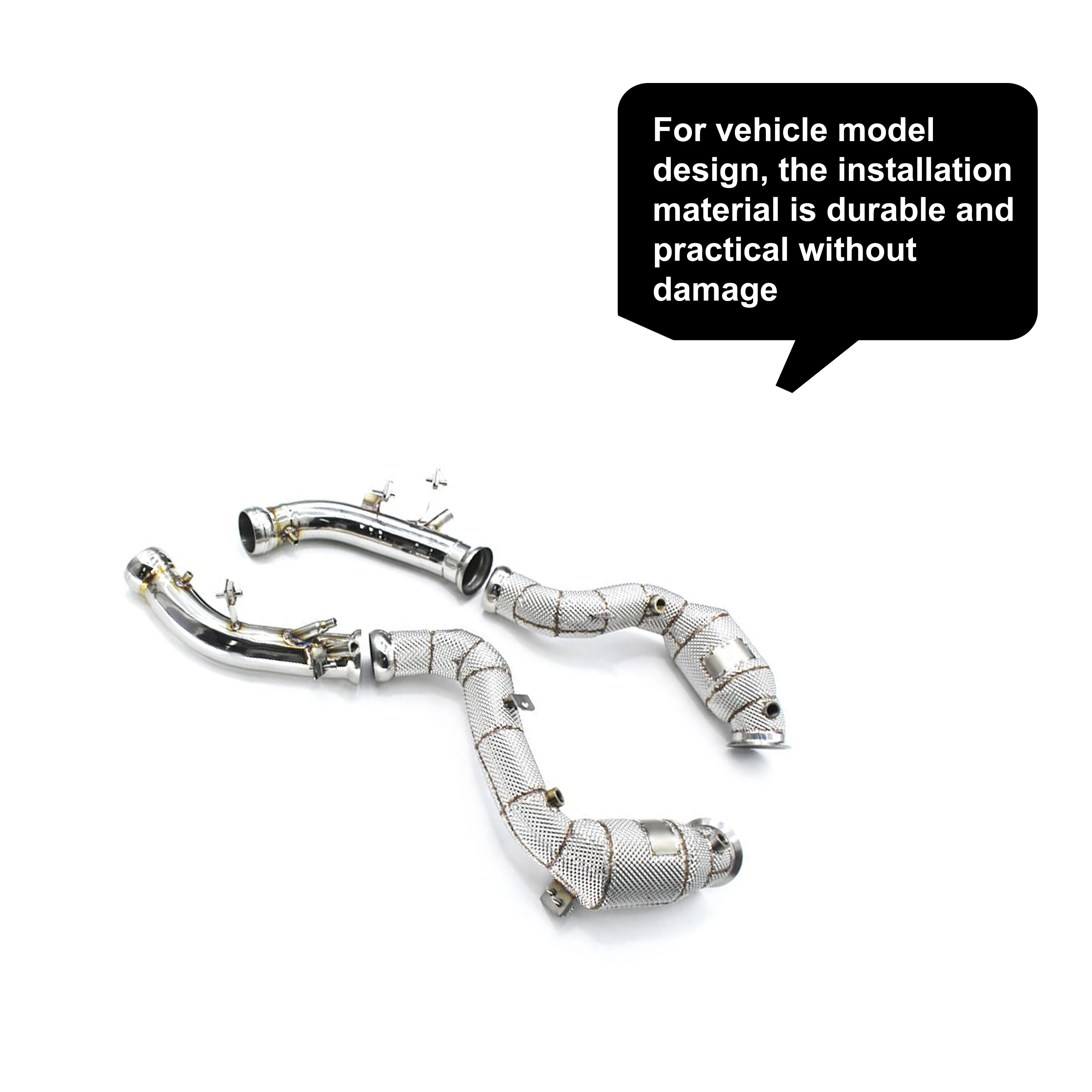 Downpipe ACE SUS304 deportivo para Mercedes E63S AMG W213 4.0T - imagen 2