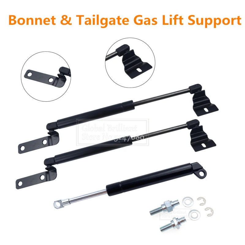 Amortiguadores de gas capó y puerta trasera Toyota Hilux 2005-2014 - imagen 5