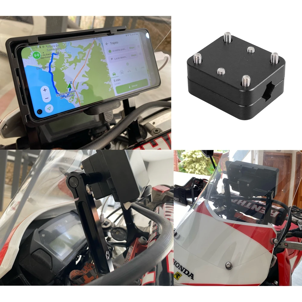 Soporte GPS moto 12-16mm para BMW R1200GS R1250GS F900R CRF1000L - imagen 5