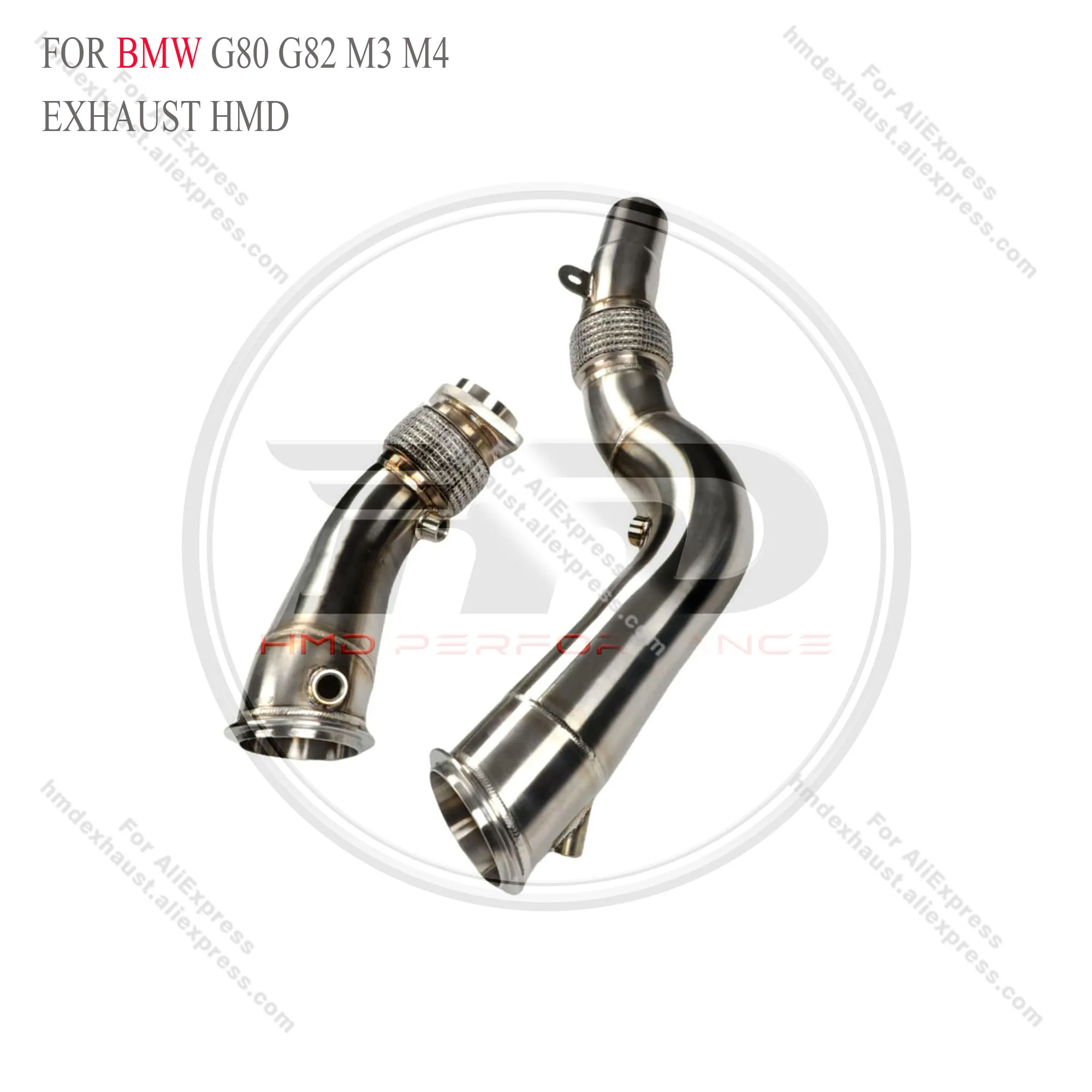 Bajante de acero inoxidable diámetro reducido para BMW M3 G80 - imagen 2