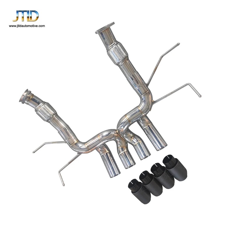 Sistema Catback de Escape de Tubo X de Acero Inoxidable para Chevrolet Corvette C8 Z06 - imagen 3