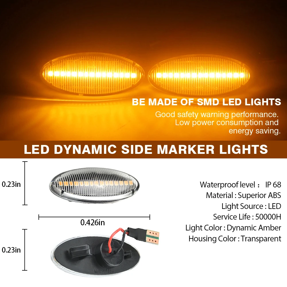 Opel Vectra B Caravan luz LED intermitente secuencial lateral dinámica - imagen 3