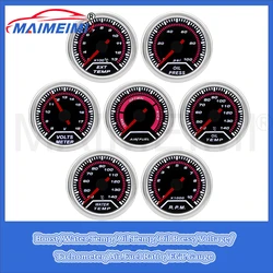 Puntero digital 52 mm multifunción – RPM, presión y temperaturas