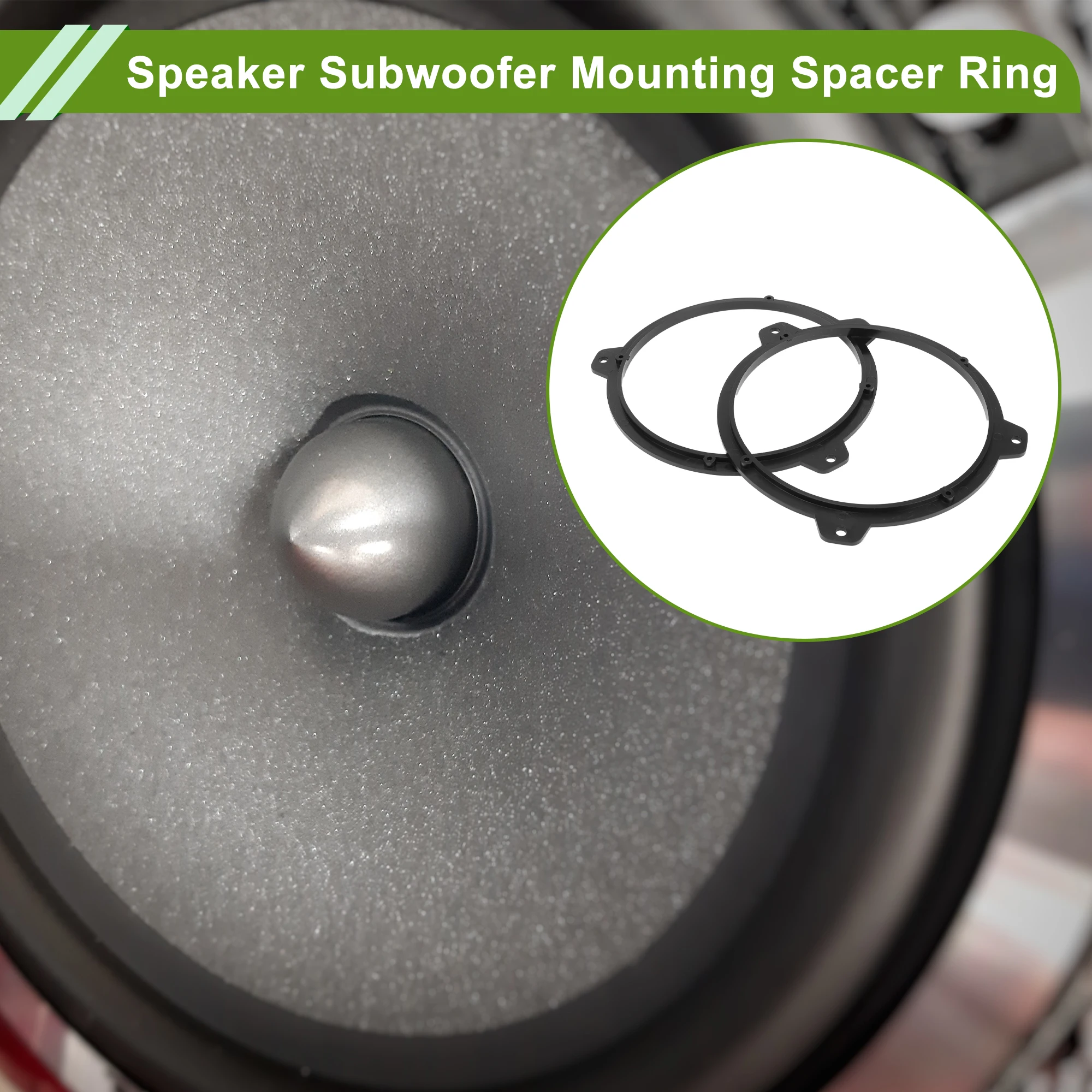 X Autohaux Altavoz Espaciador Anillo Tweeter Altavoz Espaciador Adaptador para BMW 3 E46 1998 para 6.5"