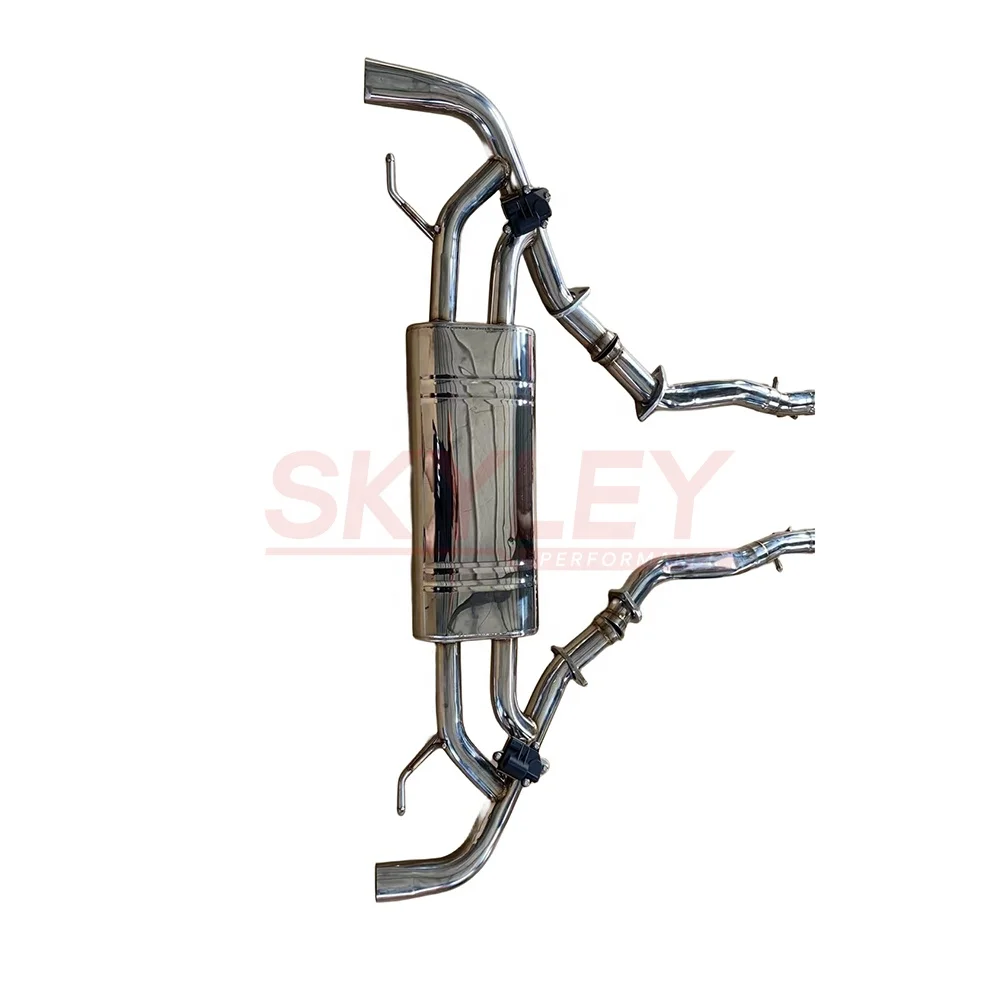 OEM Silenciador Catback titanio para BMW X6 X5 3.0t escape con válvula - imagen 2