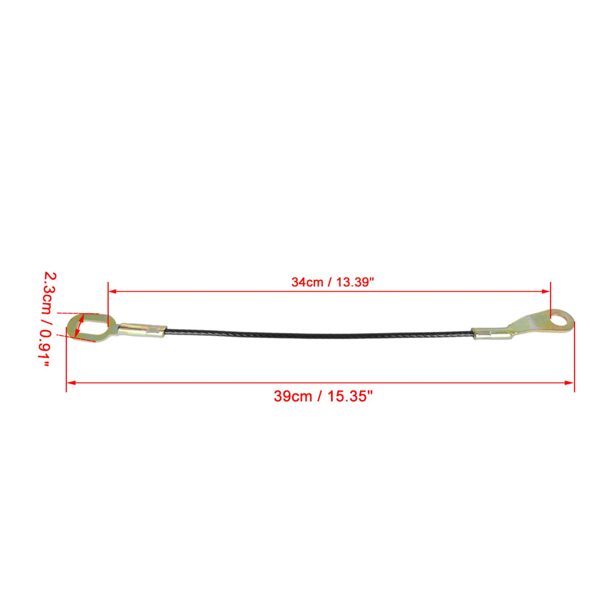 UXCELL Cables de soporte de elevación de puerta trasera para Ford para Ranger Thunderbird 2011-2019 2 piezas - imagen 2
