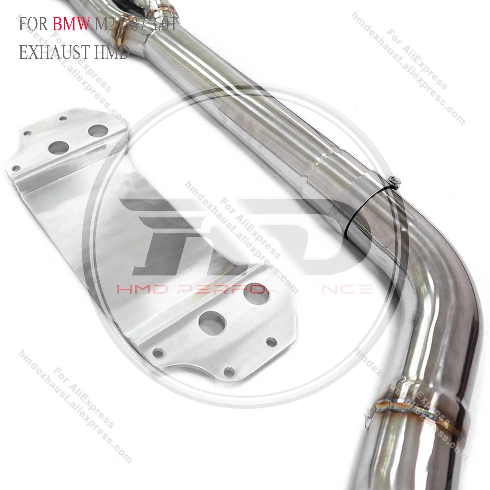 Escape deportivo HMD con resonador y deflector – BMW M2 G87 3.0 - imagen 4
