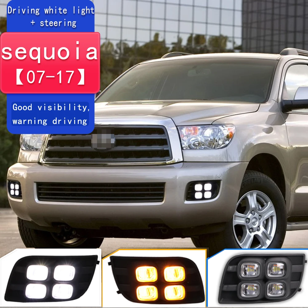 Luces diurnas LED con intermitente para Toyota Sequoia 2007-2017 - imagen 5