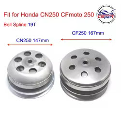Kit de embrague 19T para Honda CN250 Helix y CFMoto 250
