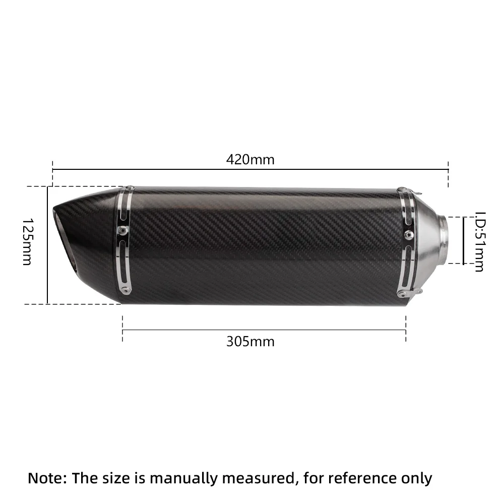 Escape completo R77 de fibra de carbono para Yamaha MT-07 y XSR700 - imagen 4