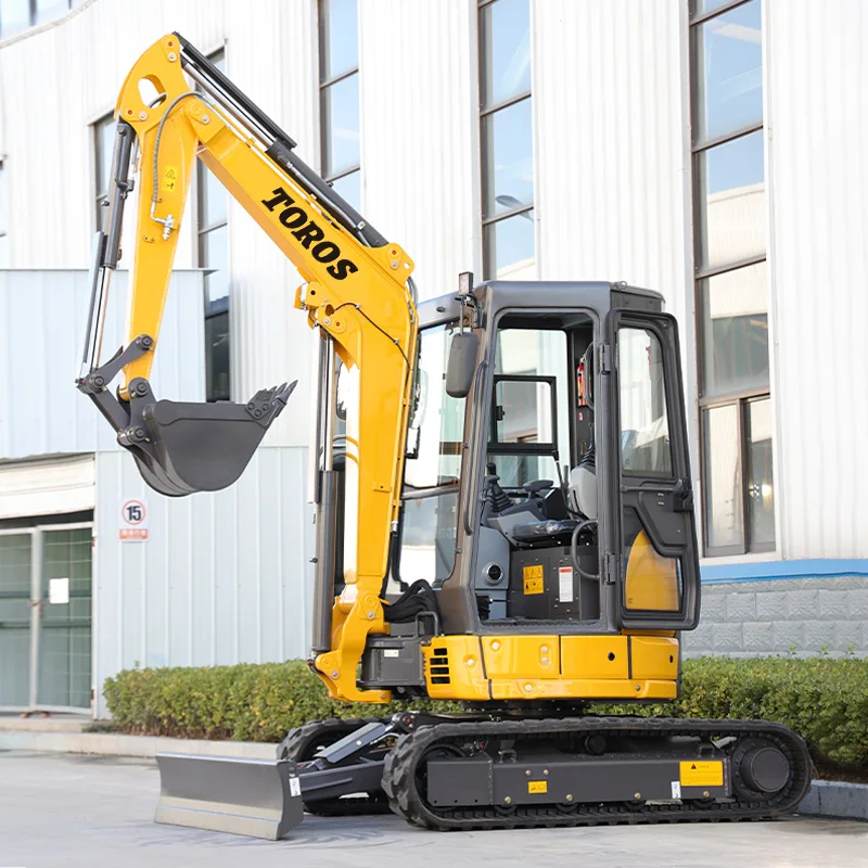 Mini excavadora pequeña Ce/Epa/Euro 5 China Venta al por mayor Mini excavadoras compactas personalizadas 1 tonelada 2 toneladas Precios de 3 toneladas con cubo para pulgar Fo - imagen 2