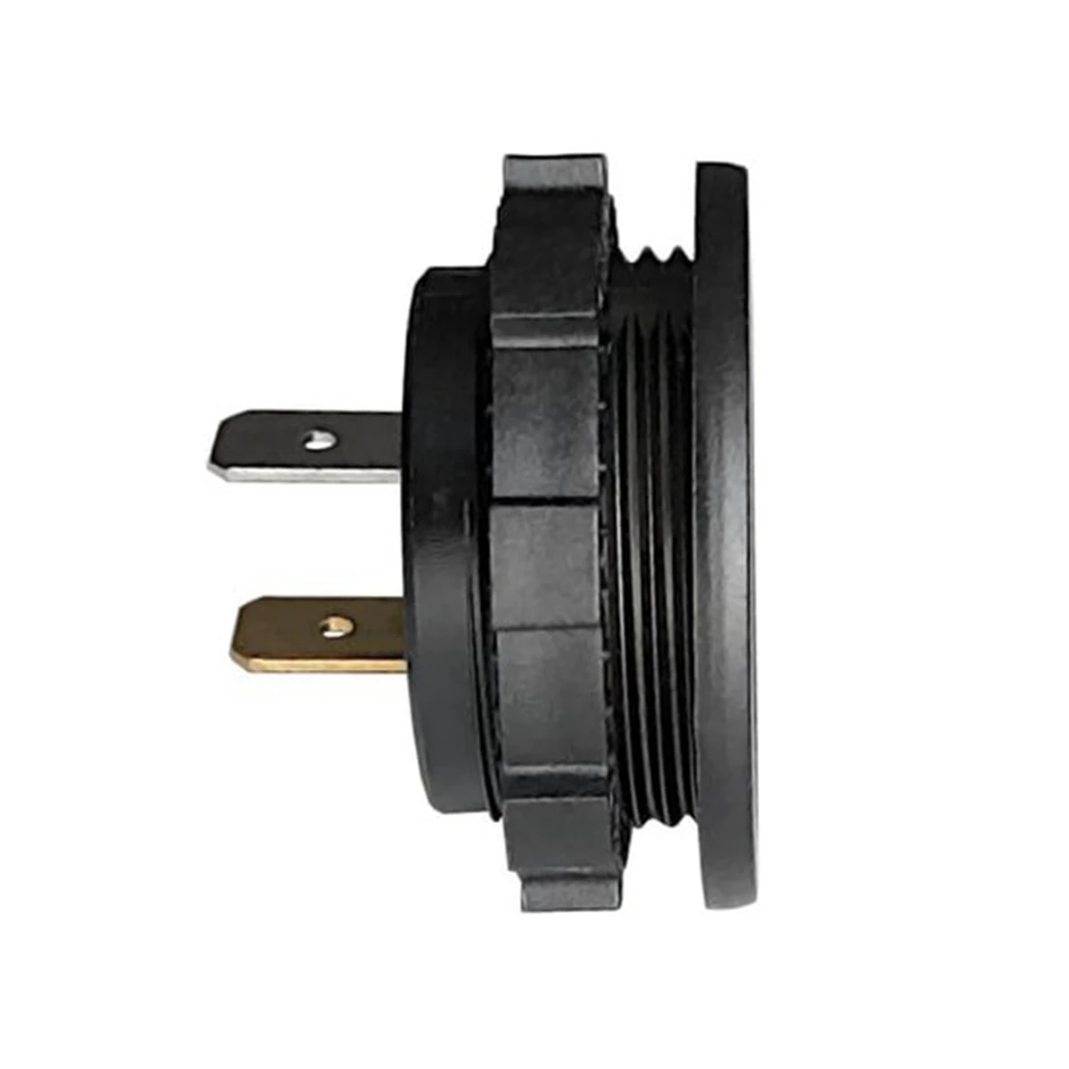 AB56-DC Voltímetro digital LED 12V para barco, moto, camión, ATV, UTV - imagen 2