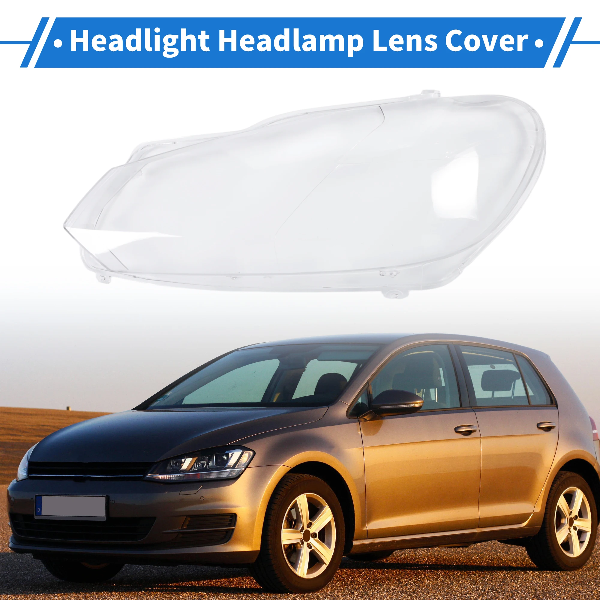 Cubierta lente faro delantero UXCELL – VW Golf MK6 2010-2013 - imagen 2