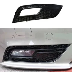 Ajuste modificado para A4 B8.5 2013 2014 2015 2016 cubierta de luces antiniebla del parachoques delantero rejilla delantera del coche parachoques delantero de malla