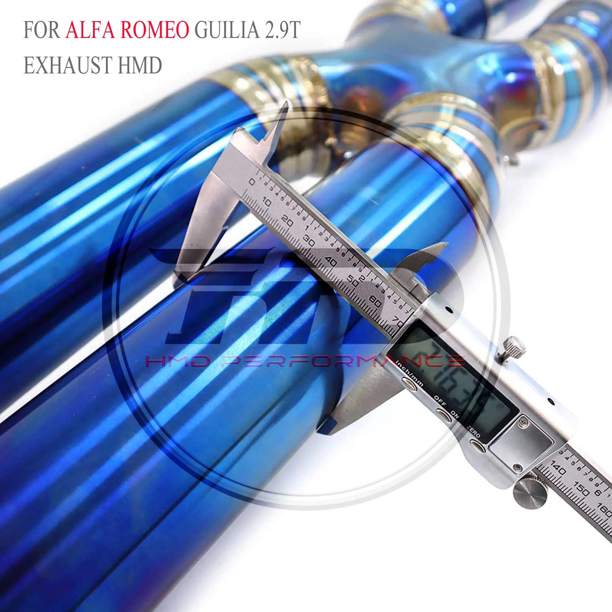 Escape HMD Titanium catback para Alfa Romeo Giulia 2.9T – alto flujo - imagen 2