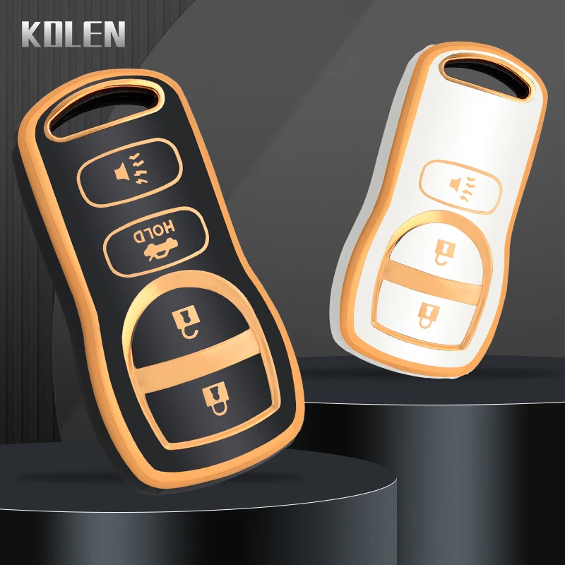 Funda de TPU para llave remota de coche, carcasa Fob para Nissan Armada Frontier, Murano, Pathfinder, Quest, Titan, Xterra, accesorios Infiniti